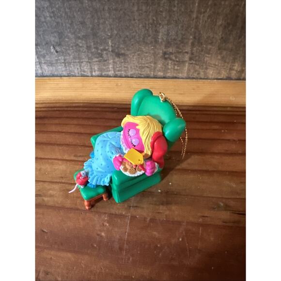 Grolier 1993 Christmas Ornament Sesame Street Prairie Dawn In Box Jim Henson - Picture 2 of 4